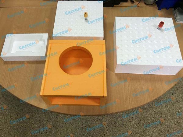 Формованная упаковка из пенопласта для ампул Формованная упаковка из пенопласта для ампул