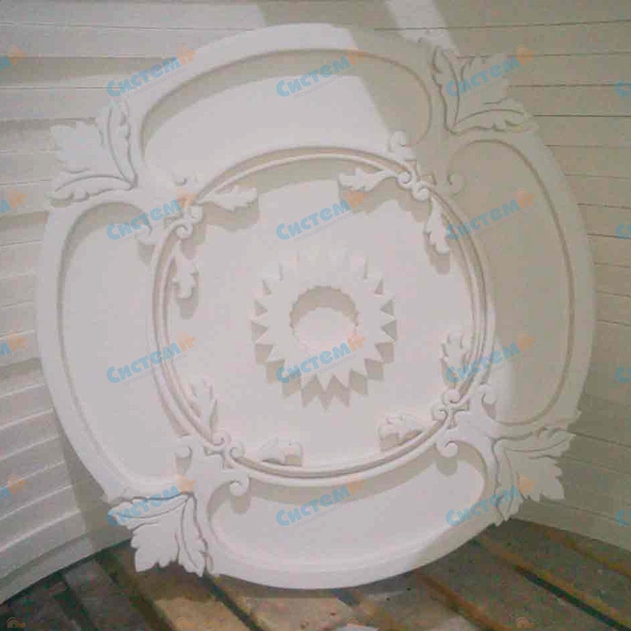 Потолочная розетка из пенополистирола Потолочная розетка из пенополистирола